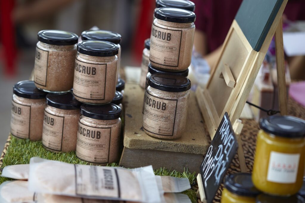 scrub, body scrub, spa