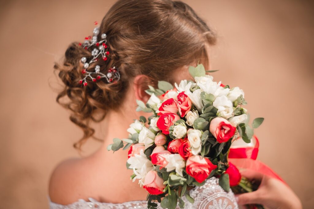 bridal hairstyle, wedding hairstyle, hairstyle