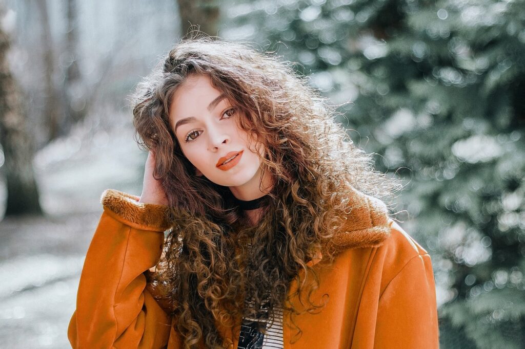 woman, portrait, model