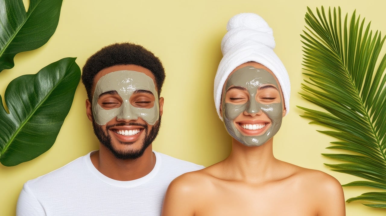 ai generated, couple, spa
