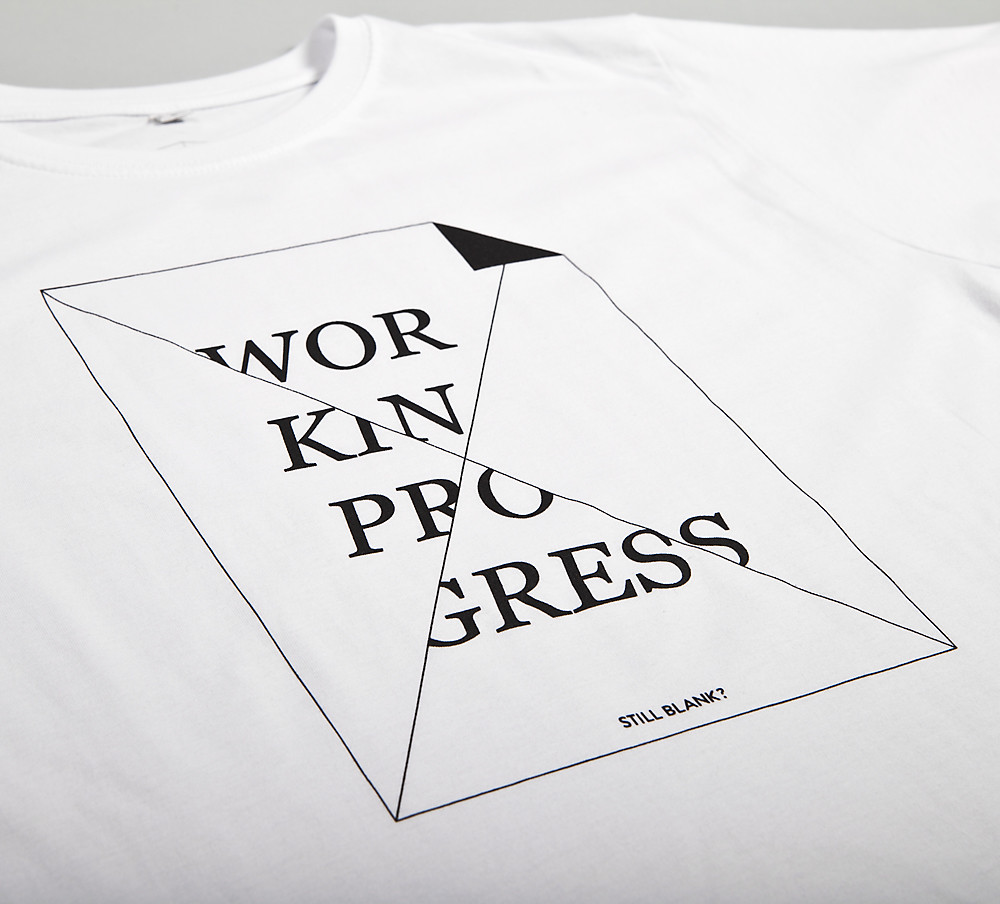 NATRI - work in progress- t-shirt - white