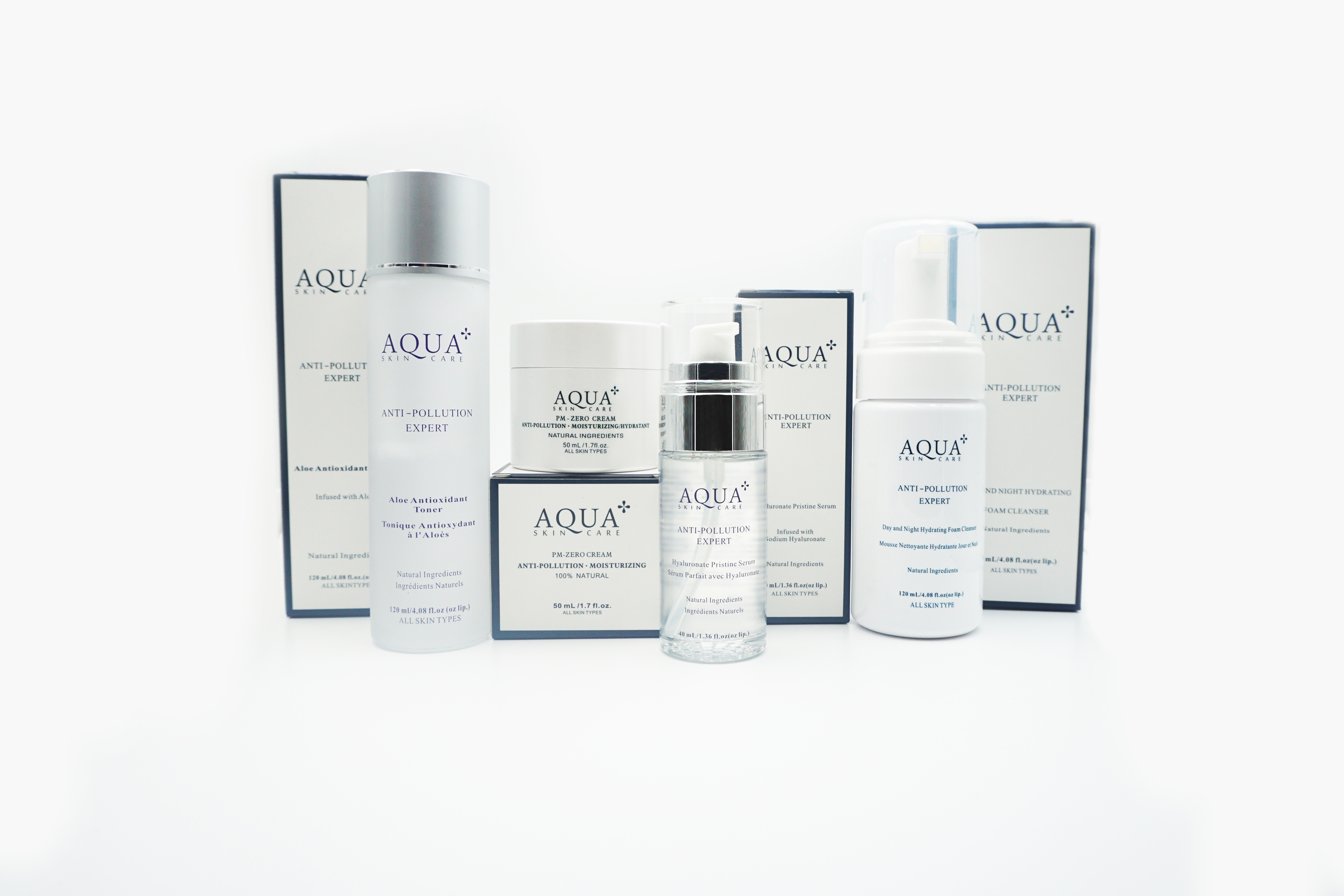 Aqua+ Skincare Products