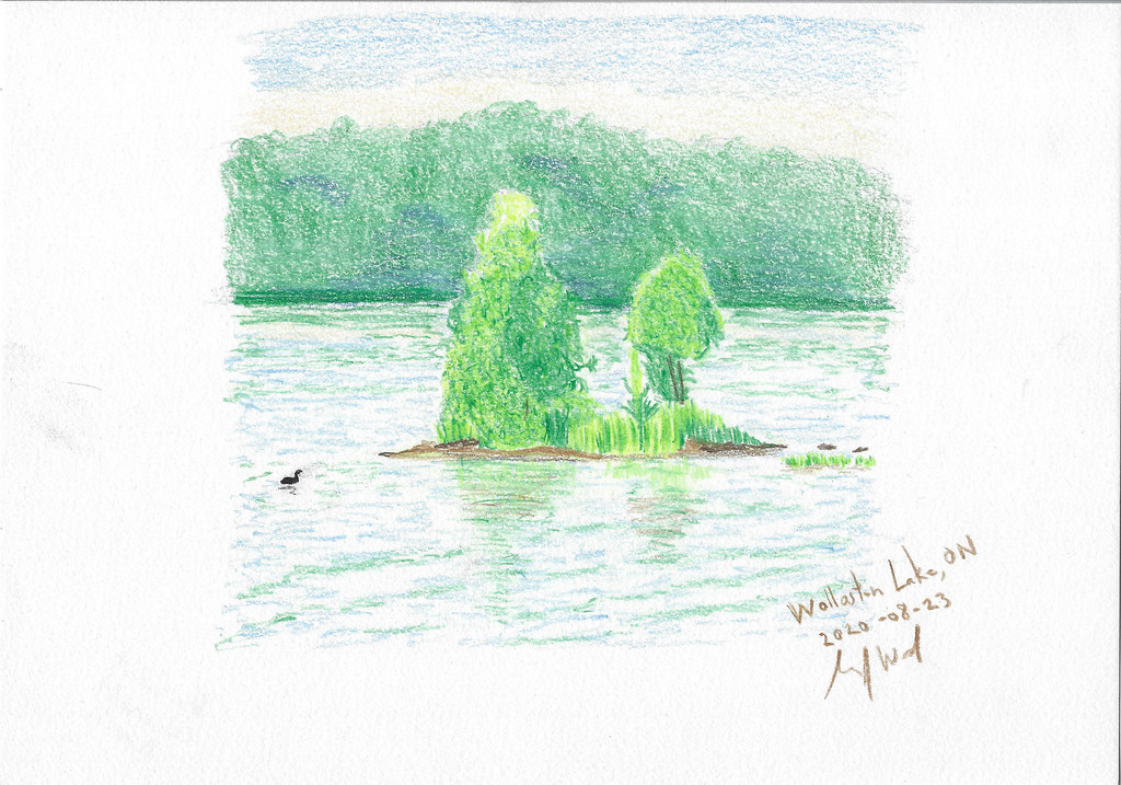 Wollaston Lake Colour Sketch 2