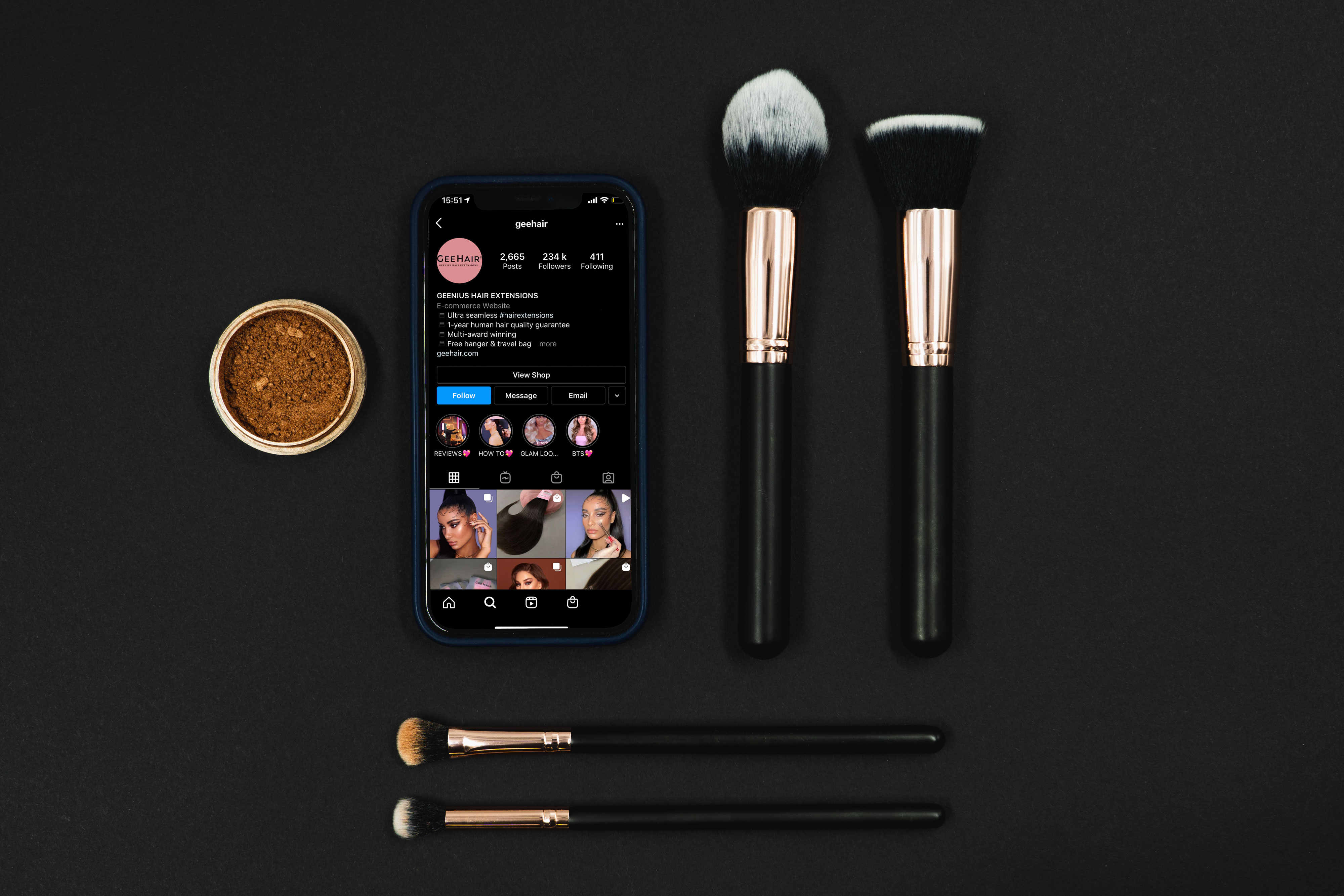 Contour and Bronzing Tutorials on Instagram