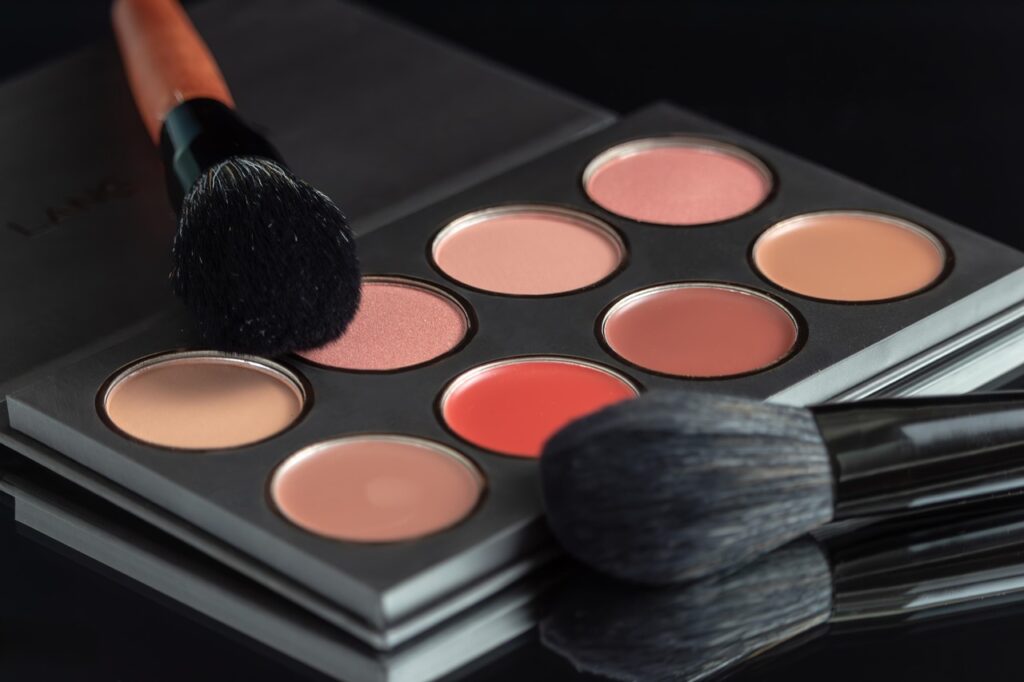 cosmetics, makeup, woman, face, girl, fashion, female, brush, style, glamour, lady, skin, blush, powder, beautification, blusher