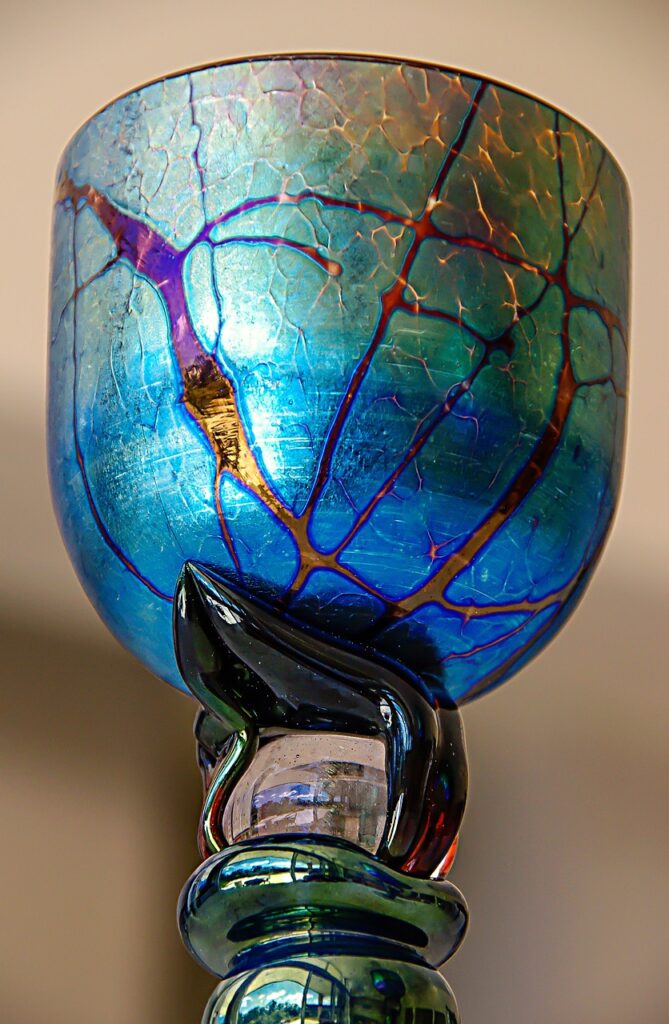 goblet, glass, art, multicoloured, iridescent, modern, bright, goblet, goblet, goblet, goblet, goblet