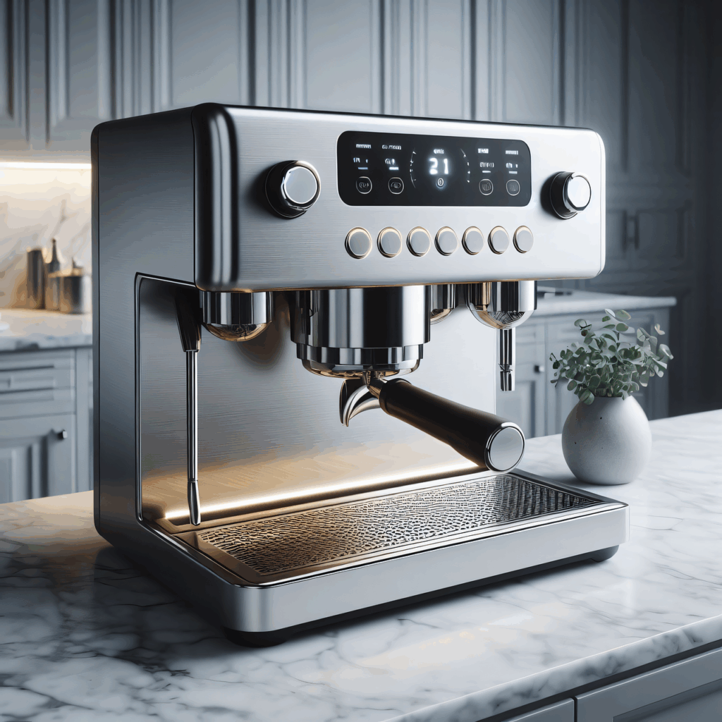 ai generated, coffee, automatic, kitchen, drink, automatic coffee maker, espresso, caffeine