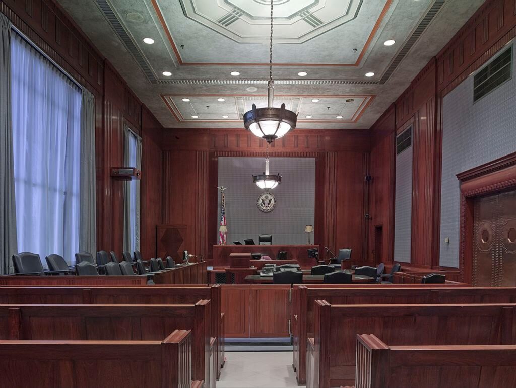 courtroom, benches, seats, law, justice, lighting, wood, wooden, inside, indoors, architecture, jury, trial, courtroom, courtroom, courtroom, courtroom, courtroom, law, law