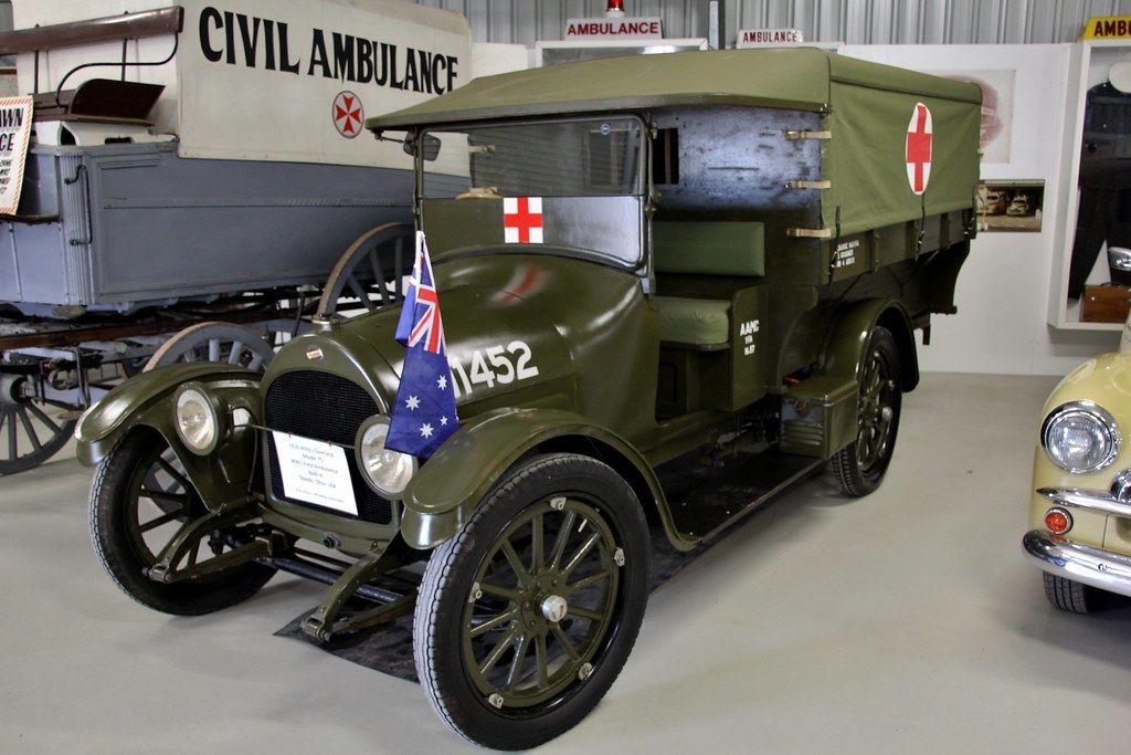 1916 Overland Model 75 ambulance