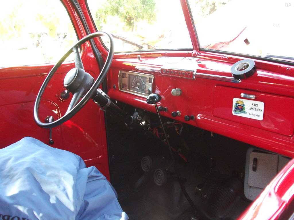 1947 Mercury truck interior