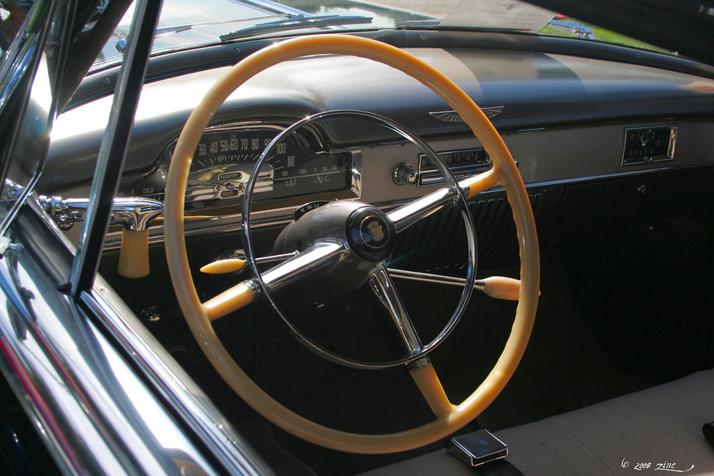 1950 Cadillac 61 coupe - black - int