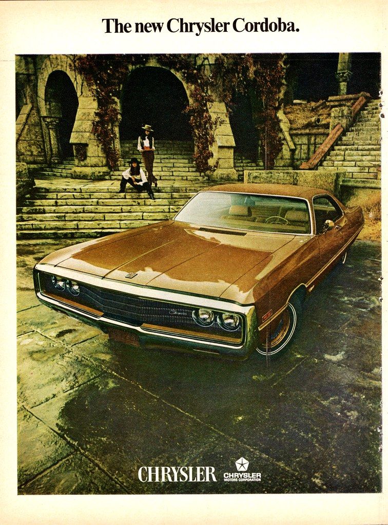 1970 Chrysler Cordoba Ad Pg. 1