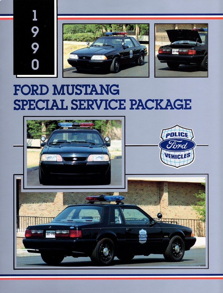 1990 Ford Mustang Special Service Package (Police)