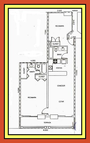 2 Bedroom Layout 2