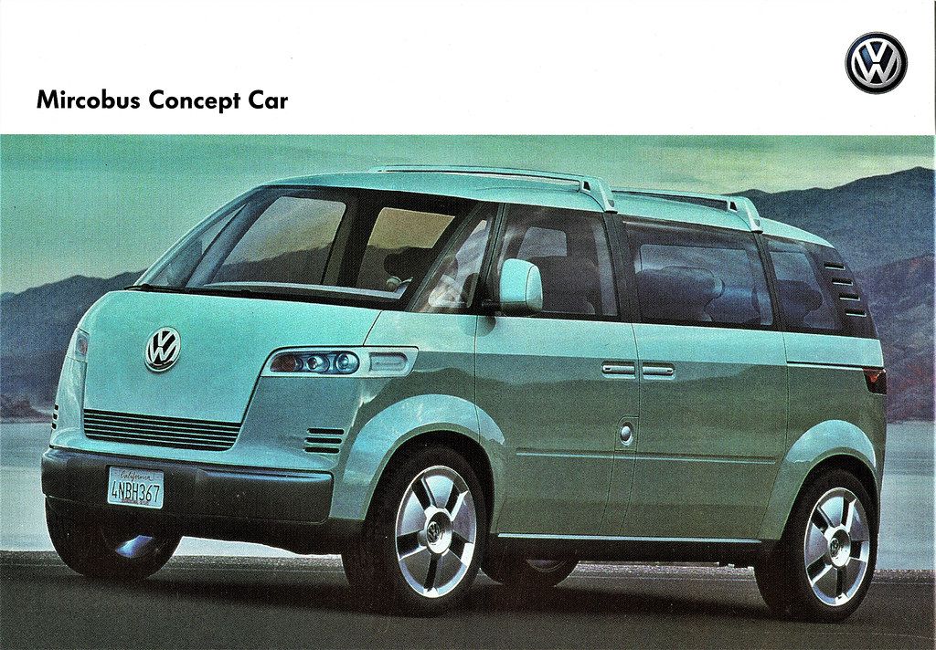 2001 Volkswagen Microbus Concept Car (Australian Postcard)