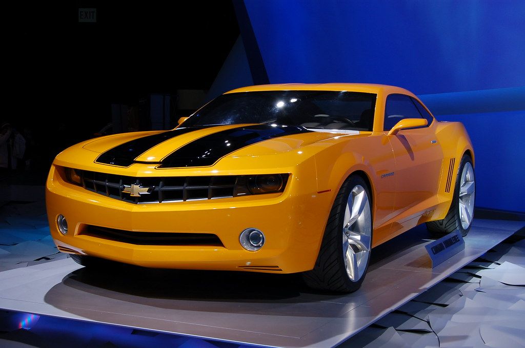 2009 Chevy Camaro Bumblebee North American International Auto Show Detroit 2008 184 N