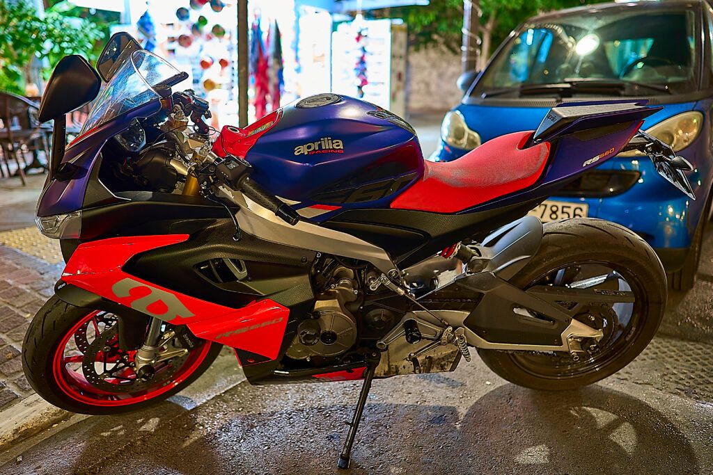 2022 Aprilia RS 660 in Athens on 10-30-2023