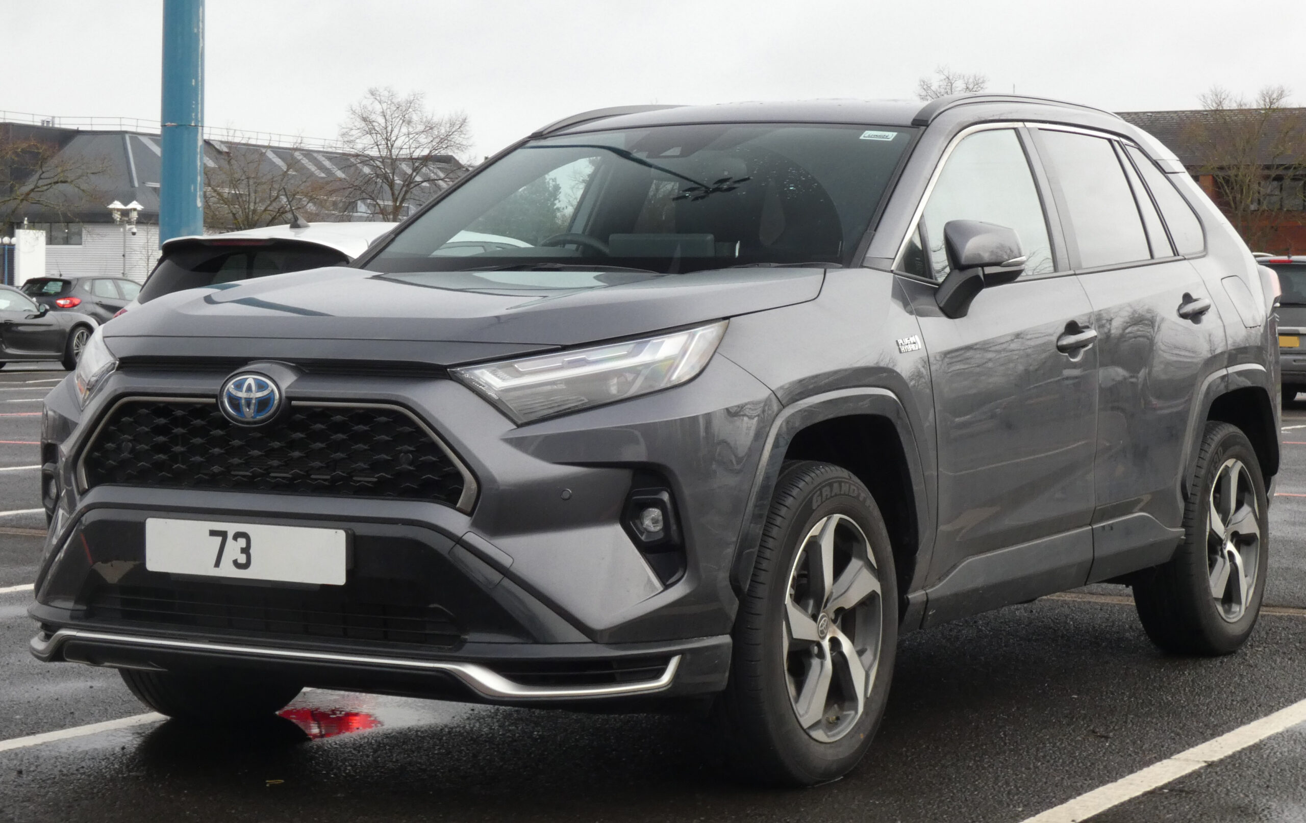 2023 Toyota RAV4 Design PHEV - 2487cc 2.5 (306PS) Petrol Hybrid - Decuma Grey - 02-2024, Front