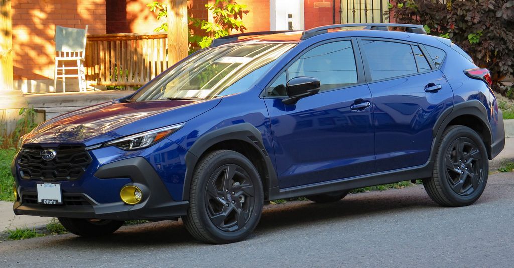 2024 Subaru Crosstrek Onyx in Sapphire Blue Pearl, Front Left, 07-12-2023