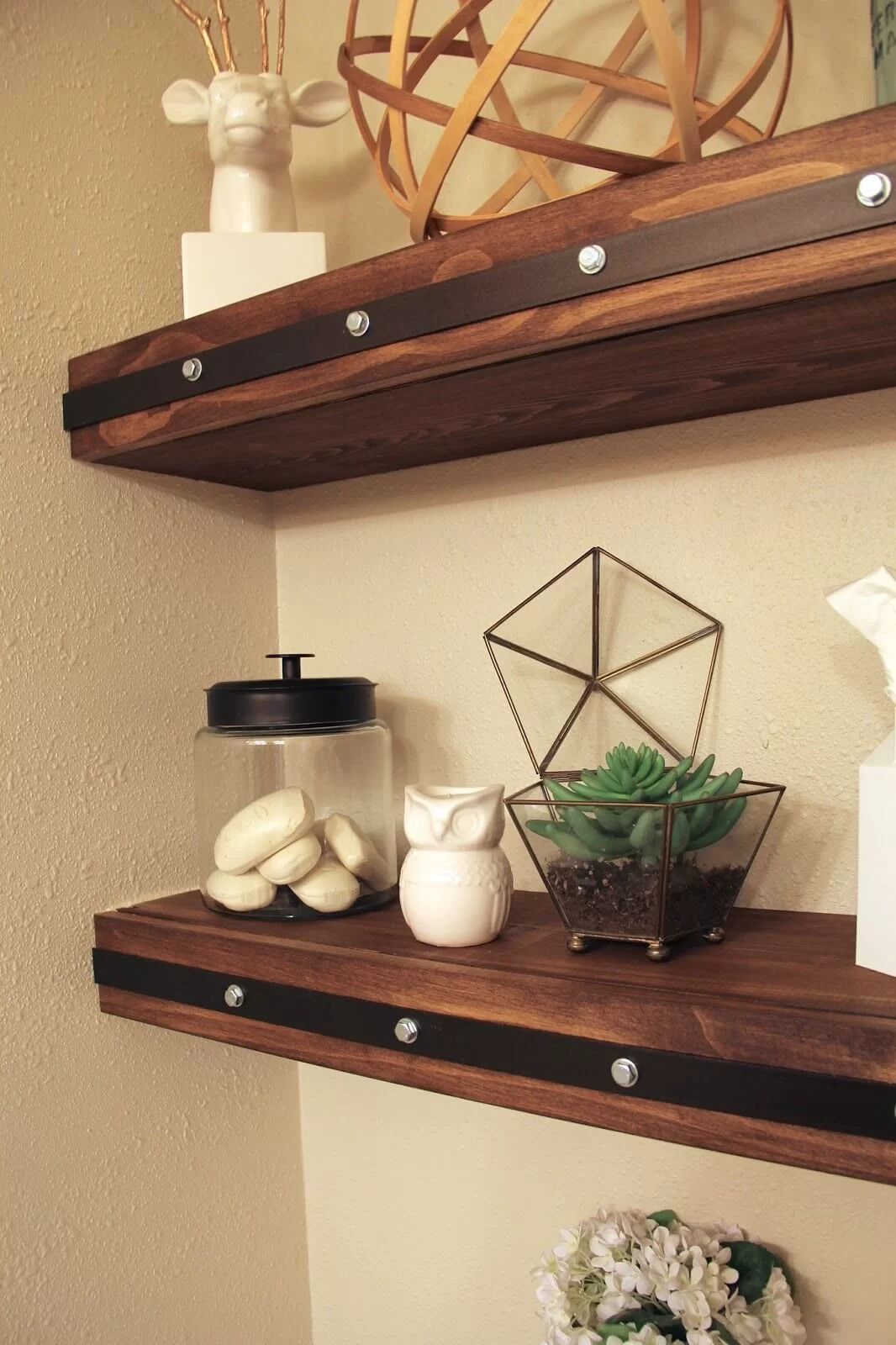Floating shelves