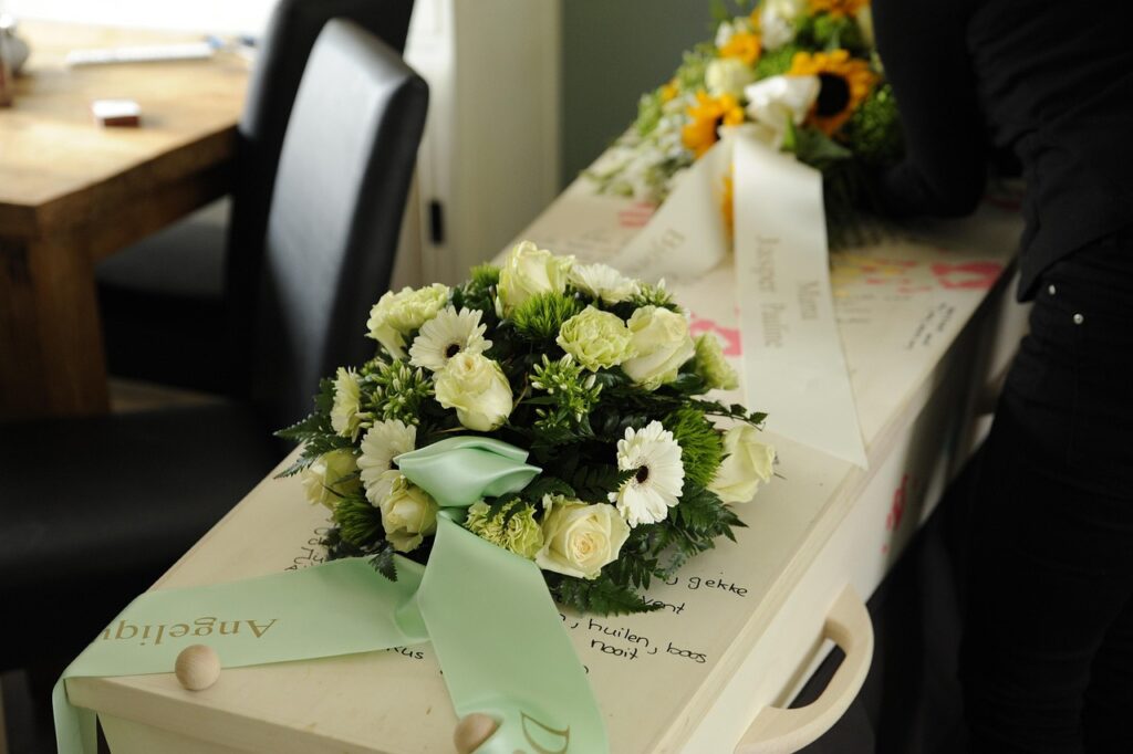 flowers, funeral, beautiful flowers, memorial, goodbye, flower background, mourning, cemetery, nature, religion, flower wallpaper, grave