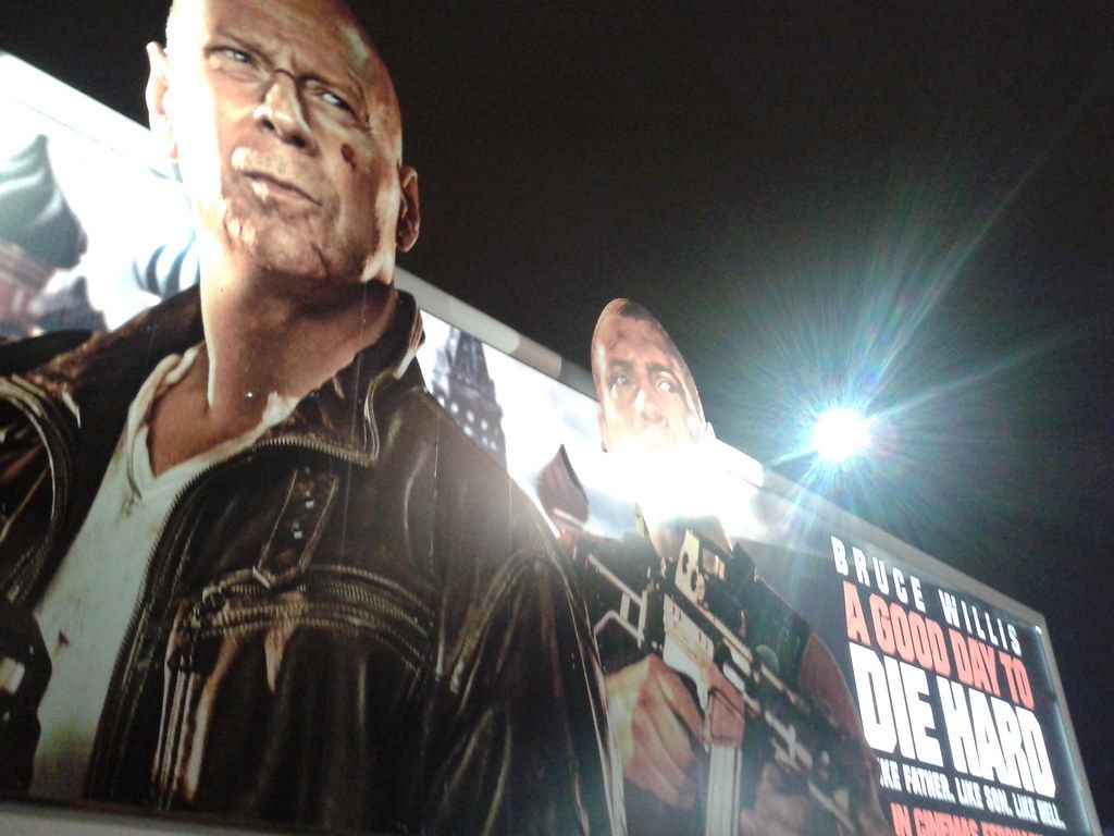 A Good Day To Die Hard - billboard - Moor Street Queensway