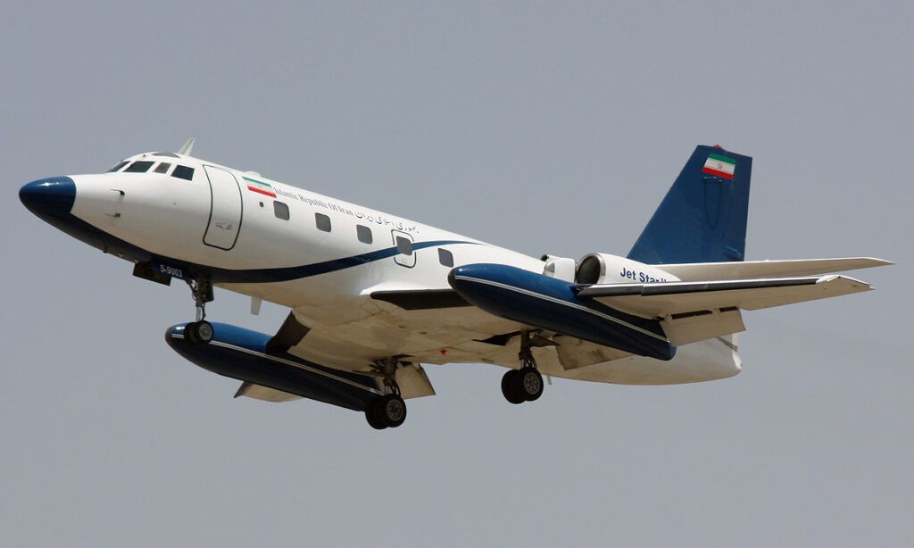 A IRIAF Lockheed JetStar