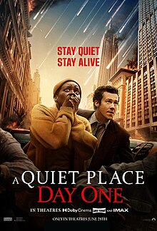 A Quiet Place: Day One 2024，IMDB Rating: 6.6, IMDB Votes: 46860, ID: 13433802