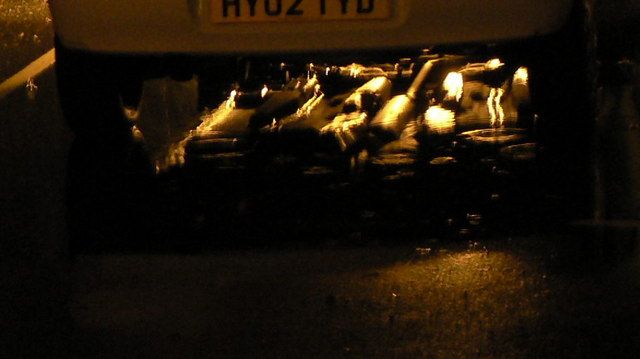 A car's undercarriage - geograph.org.uk - 1142998