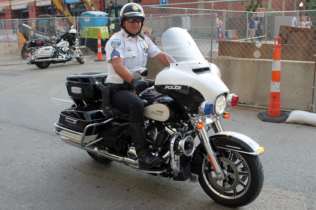 Akron Police Department New Harley Davidson Electra Glide