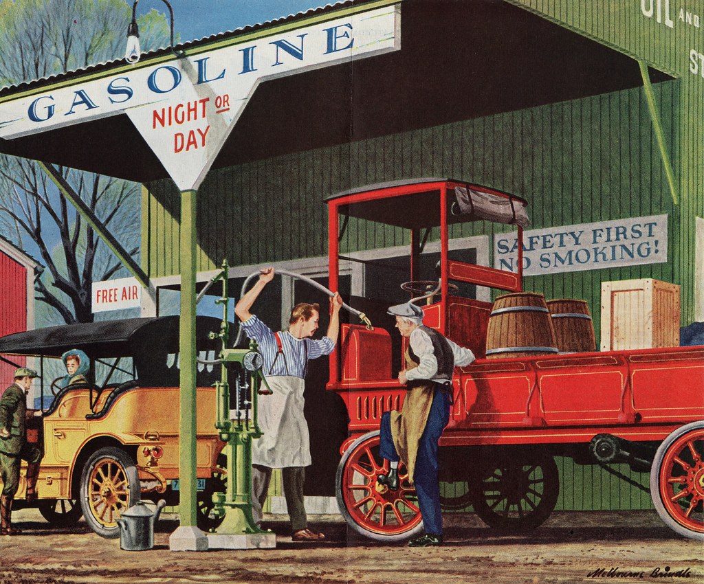 An Early Gas Station