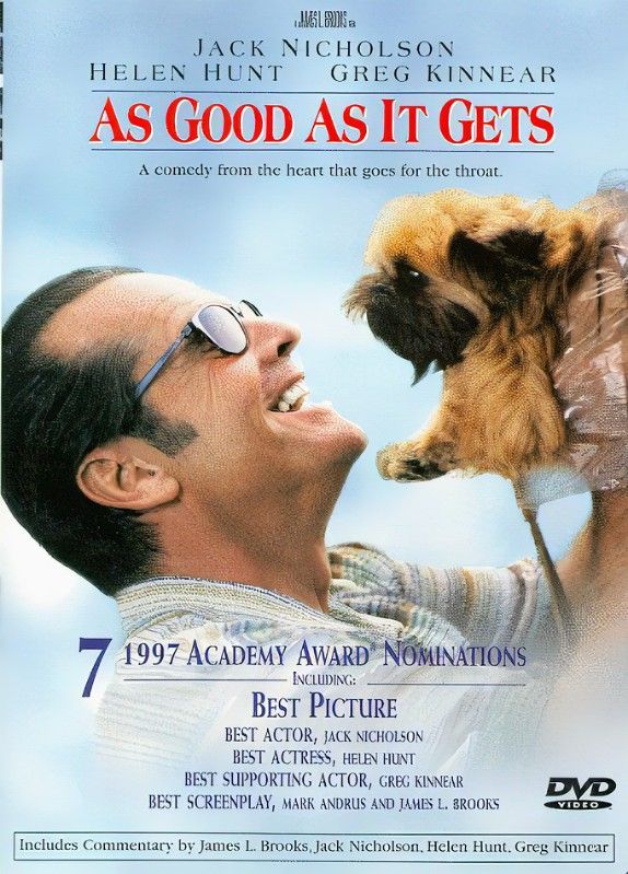 As Good as It Gets 1997,IMDB Rating: 7.7, IMDB Votes: 321120, ID: 0119822