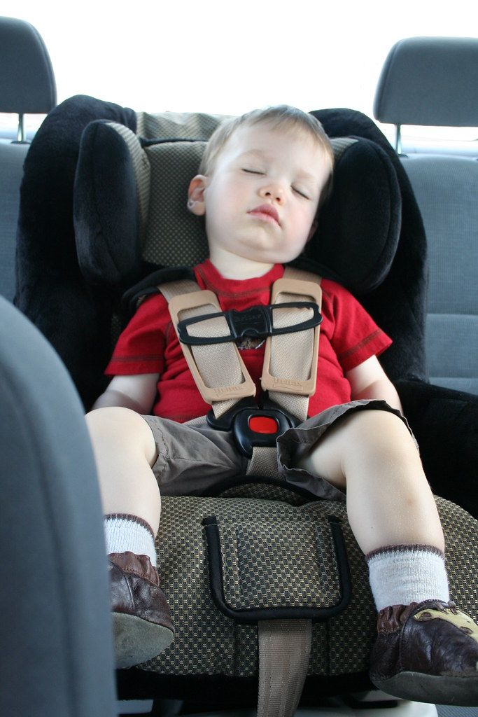 Asleep in the Car Seat
