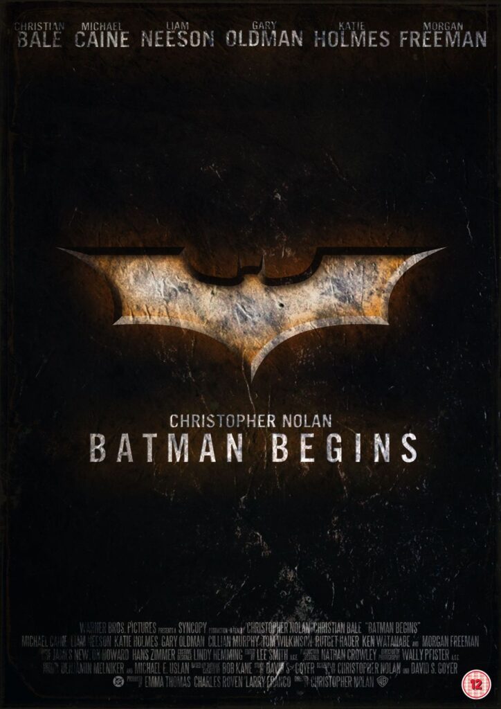 Batman Begins 2005，IMDB Rating: 8.2, Votes: 1592995, ID: 0372784