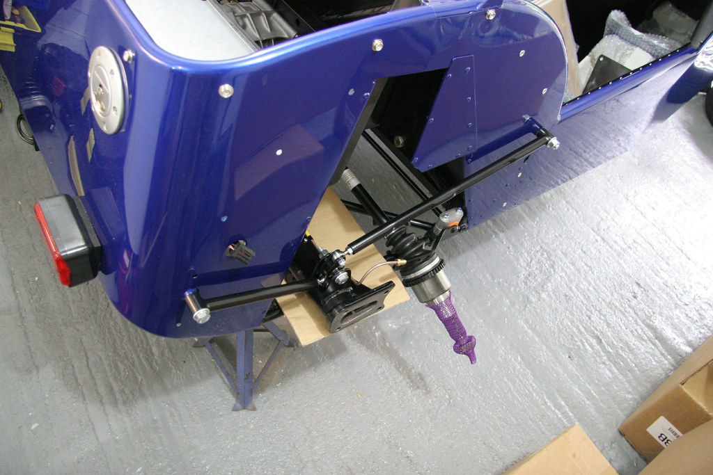 Brake pipes, De Dion tube, drive shafts, Watts linkages, anti-roll bar