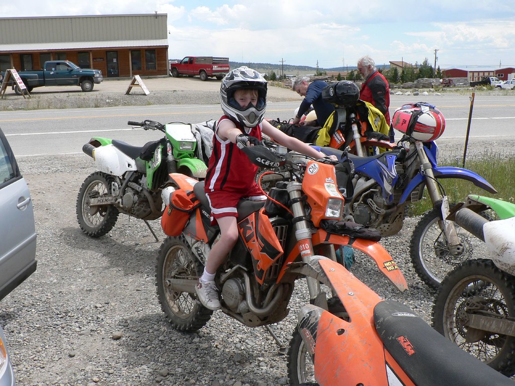 Cameron riding motorcycle