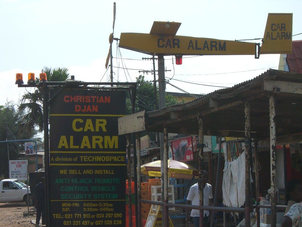 Car Alarm Store Display