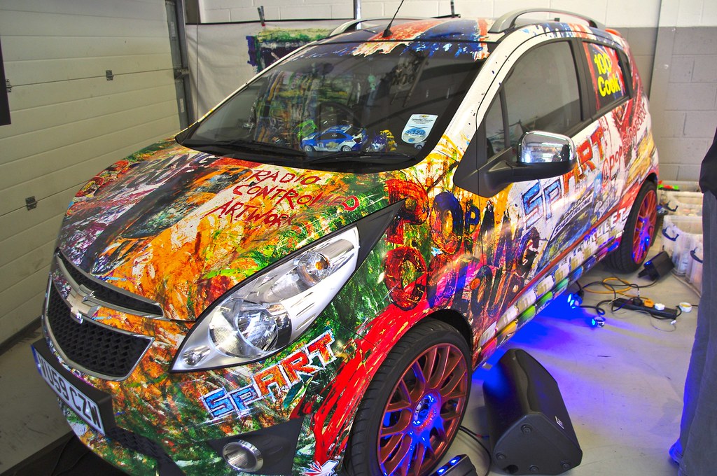 Car Painted by Ian Cook using Radio Controlled Cars