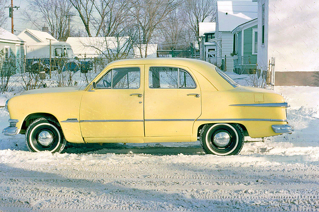 Cars I Have Owned: 1951 Ford Flathead V8 Sedan, Photographed in St. Paul, Minnesota in 1964
