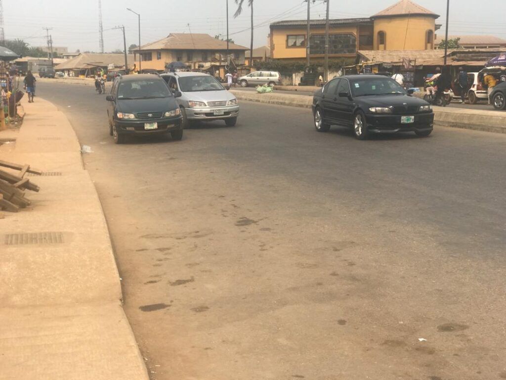 Cars Overtaking each other