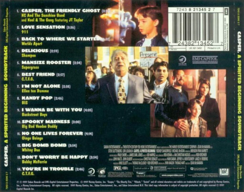 Casper: A Spirited Beginning 1997，IMDB Rating: 4.5, IMDB Votes: 4545, ID: 0118824