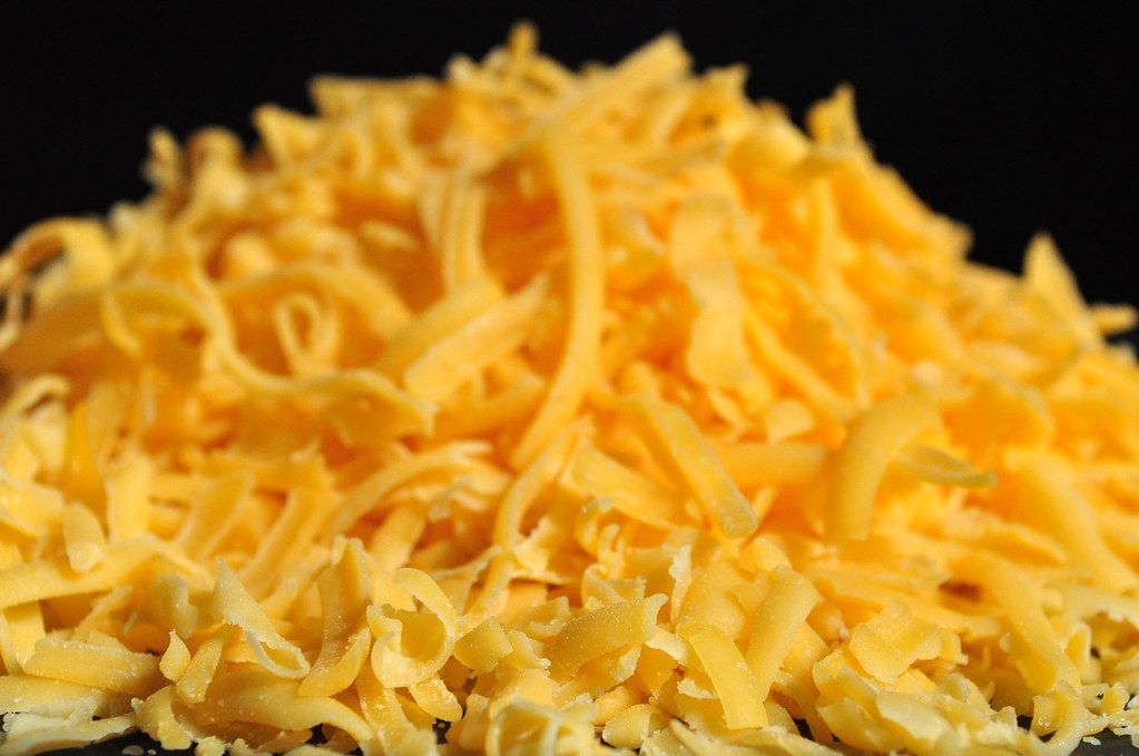 shredded cheddar