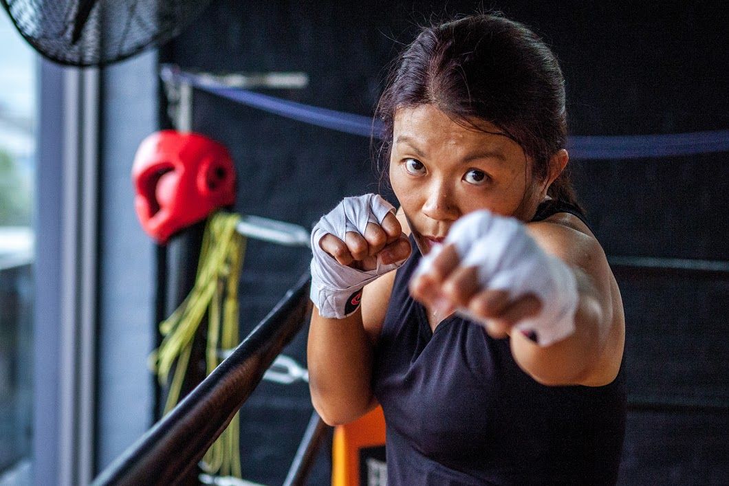 Carly ring girl to fighter