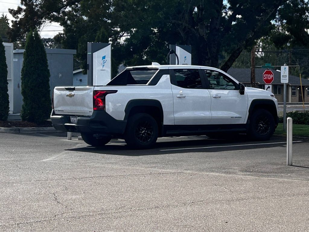 Chevrolet Silverado EV right rear quarter view