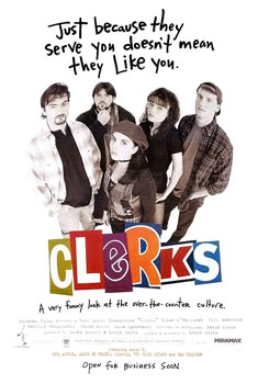 Clerks 1994,IMDB Rating: 7.7, IMDB Votes: 233489, ID: 0109445