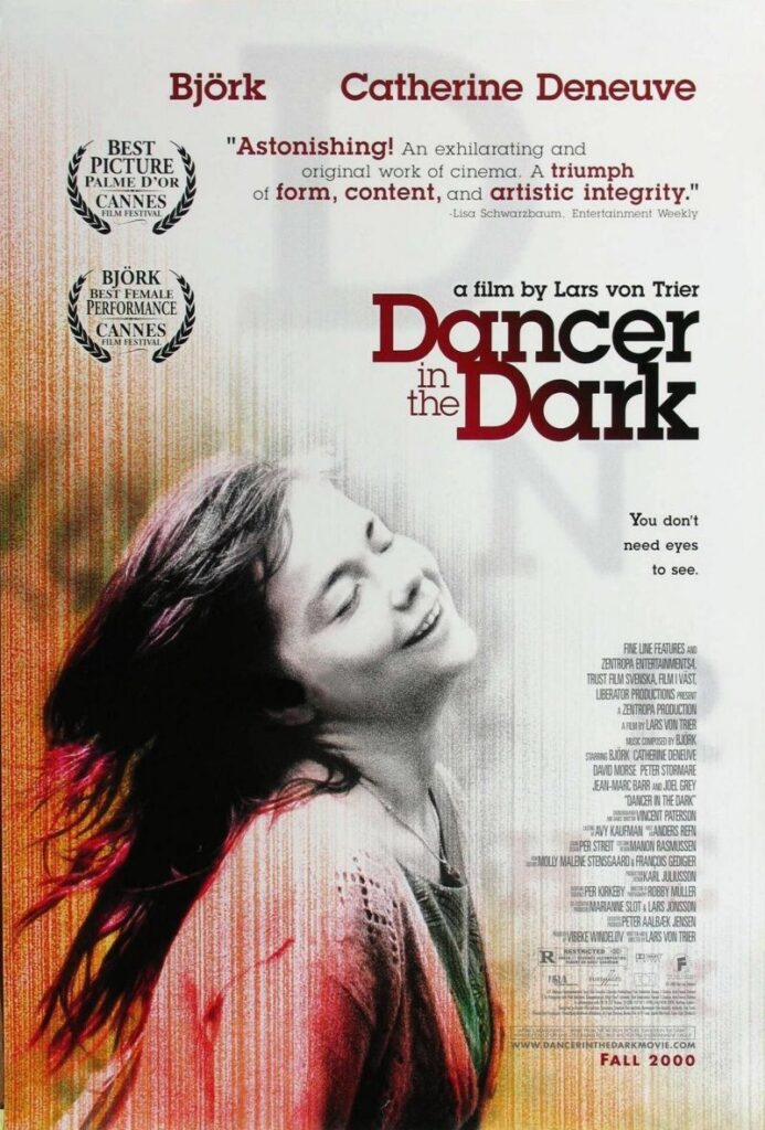 Dancer in the Dark 2000,IMDB Rating: 7.9, IMDB Votes: 117646, ID: 0168629