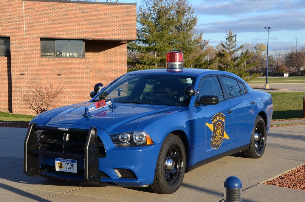 Dodge Charger Michigan State Police car