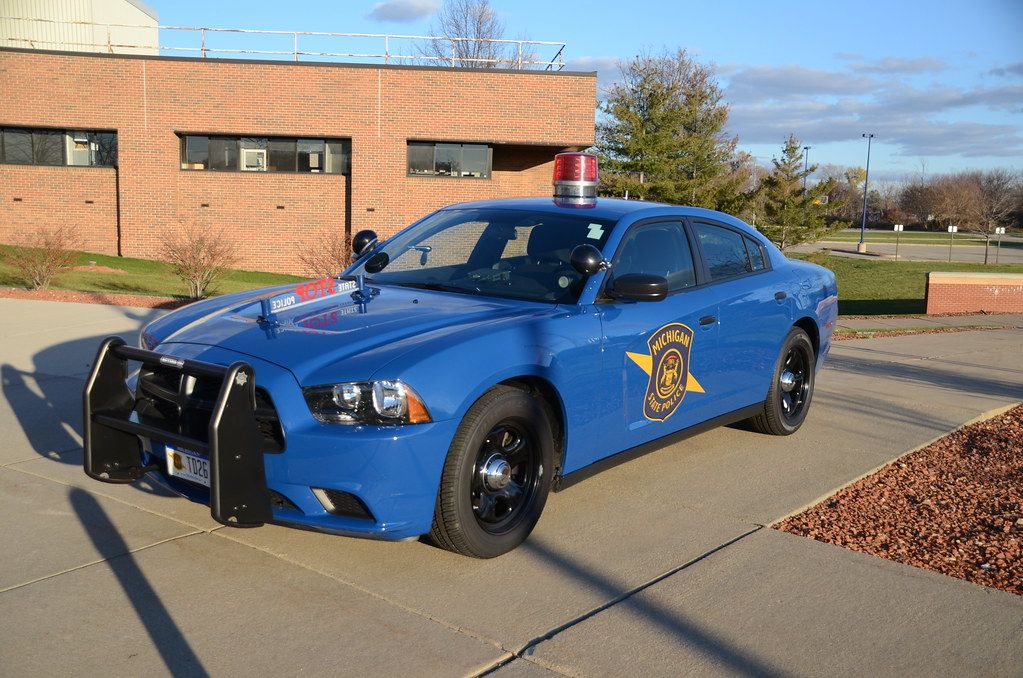 Dodge Charger Michigan State Police car