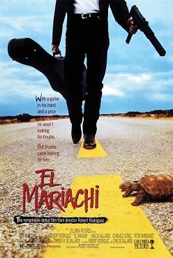 El mariachi 1992,IMDB Rating: 6.8, IMDB Votes: 71753, ID: 0104815