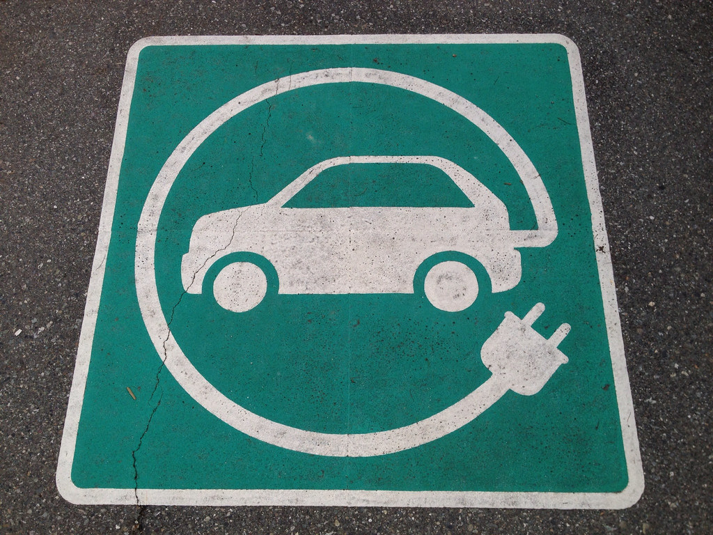 Electric Car Charging Pavement Marking